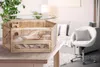 Hamsterkäfig aus Holz und Plexiglas Natur Pur für Ihren Produktbild-Vorschau 3