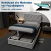 STILVORA Polsterbett 140×200 mit bettkasten,Stauraumbett Produktbild-Vorschau 6