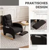 MODFU sedia a dondolo poltrona relax poltrona lounge con Anteprima dell’immagine prodotto 6