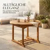 Premium Gartentisch ausziehbar Borneo, runder Garten Tisch Produktbild-Vorschau 6