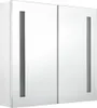 vidaXL Armoire à miroir LED pour salle de bain blanc Voir les images du produit 3