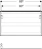 Geberit 503005013 Acanto US für WT B:90cm, 1 Schubl. Produktbild-Vorschau 4