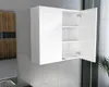wisząca szafka łazienkowa 80x80 (2x40) biały połysk Podgląd zdjęcia produktu 3