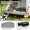 Sekey Tragbares Feldbett mit Matratze, Feldbett Klappbett Produktbild-Vorschau 4