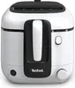 A white and black Tefal deep fryer is shown from the front against a white background. Produktbild-Vorschau