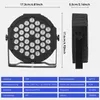 LED Discolicht 12W 36 LEDs RGB Bühnenlicht DMX PAR Can Produktbild-Vorschau 6