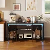 INONEFT, mobile bar con finitura lucida, dimensioni 160 x Anteprima dell’immagine prodotto 5