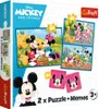TREFL Mickey and friends 3in1 Set (2x Puzzle + Produktbild-Vorschau 1