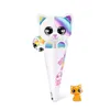 A toy cat in a cone with a smaller cat figure next to it, on a white background. Podgląd zdjęcia produktu