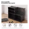 Schuhschrank modular DIY Steckregal System  Kunststoff Produktbild-Vorschau 6