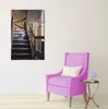 Wallario Premium Leinwandbild Treppe in einem alten Haus in Produktbild-Vorschau 3