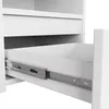 PC-Schreibtisch AKORD PIKSEL links Weiß Schublade B90 x H77 Produktbild-Vorschau 4