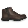 A single brown leather boot shown from the side against a white background. Produktbild-Vorschau