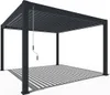 Deluxe Plus Pavillon Terrassenüberdachung Aluminium 4 x 4 M Produktbild-Vorschau 2