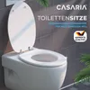 Casaria Copriwater Universale Doppia Chiusura Silenziosa Anteprima dell’immagine prodotto 7