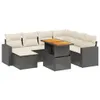 The Living Store 8-tlg. Garten-Sofagarnitur mit Kissen Produktbild-Vorschau 3