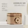 3D Holzpuzzle Schatztruhe, 123 Teile, DIY Bausatz, Produktbild-Vorschau 3