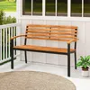 COSTWAY Gartenbank, Holzbank, 2-Sitzer Sitzbank aus Produktbild-Vorschau 8