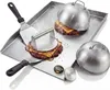 𝗛𝗔𝗩𝗘𝗡𝗛𝗔𝗨𝗦 Grillplatte Edelstahl [40x30cm] Set mit Produktbild-Vorschau 1