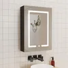 LED Spiegelschrank 60x70 cm mit Rasier-Steckdose Drei Produktbild-Vorschau 1