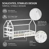ML-Design Kinderbett 90x200cm mit Rausfallschutz, Regal, Produktbild-Vorschau 3