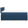 Boxspringbett mit Matratze Blau 140x200 cm Stoff Produktbild-Vorschau 5