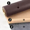 Toppa in pelle autoadesiva, 100 x 137 cm, color marrone Anteprima dell’immagine prodotto 3