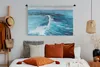 MuchoWow® Wandteppich Wandbehang Golf - Meer - Aquarell Produktbild-Vorschau 4
