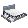 VASAGLE Polsterbett mit LED und 7-Zonen Produktbild-Vorschau 1
