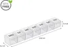 WELLGRO Tablettenbox für 7 Tage - Pillendose 1 Fach pro Tag Produktbild-Vorschau 2