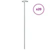 Pflanzenstützen 20 Stk. Dunkelgrün 61 cm Stahl Produktbild-Vorschau 1
