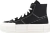 A side view of a black Converse Chuck Taylor All Star Cruise high-top sneaker with a thick white platform sole. Produktbild-Vorschau