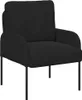 vidaXL Sofas mit Kissen 55cm Schwarz Sperrholz Produktbild-Vorschau 1