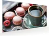 Wanduhr aus Glas mit Motiv Kaffeepause Macarons- 60 x 30 cm Produktbild-Vorschau 2