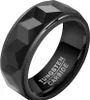 Wolfram Ring: Tungstenring schwarz 60 (19.1 mm Ø) Produktbild-Vorschau 1