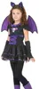Fledermauskostüm lila für Mädchen Halloween S 4-6 Jahre Produktbild-Vorschau 5