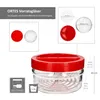6x ORTES Vorratsglas 1,5L Glas mit Kunststoffdeckel Gitter Produktbild-Vorschau 5