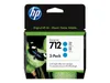 HP 712 - 3er-Pack - 29 ml - Cyan - original - DesignJet - Produktbild-Vorschau 6