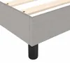vidaXL Boxspringbettgestell Hellgrau 160x200 cm Stoff Produktbild-Vorschau 6