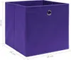vidaXL Aufbewahrungsboxen 4 Stk. Vliesstoff 28x28x28 cm Produktbild-Vorschau 4