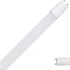 A single LED tube light is shown diagonally against a white background. A smaller, separate image of a connector is visible in the bottom right corner. Produktbild-Vorschau