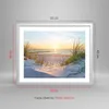 Gerahmtes Poster - Weißer Rahmen - Düne Strand Meer - 50x40 Produktbild-Vorschau 5
