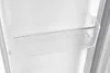 An empty clear plastic shelf inside a refrigerator. Podgląd zdjęcia produktu