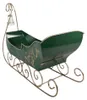 Clayre & Eef kerstdecoratie: slee, 141x60x92 cm, groen, Productafbeelding-voorbeeld 5