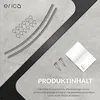 Erica Duschvorhangstange Ecke, 140x140 cm, Duschstange Produktbild-Vorschau 7