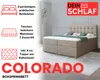 Boxspringbett COLORADO 180x200 cm Beige Velour Samt Produktbild-Vorschau 2