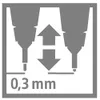 Fineliner mit gefederter Spitze - STABILO SENSOR F - fein - Produktbild-Vorschau 9