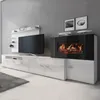 duehome -Salón con mueble de TV y chimenea eléctrica 290 cm Vista previa de la imagen del producto 3