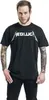 Metallica T-Shirt Herren Textured Logo schwarz Band-Merch, Produktbild-Vorschau 4