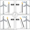 ROSEJANE : Torches en cire pour l'extérieur, durée de Voir les images du produit 5